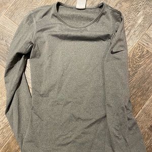 Nike womens dry fit gray